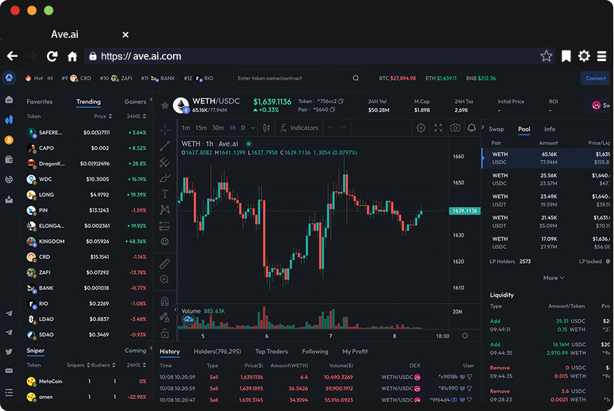 Ave.ai Android App Screenshot