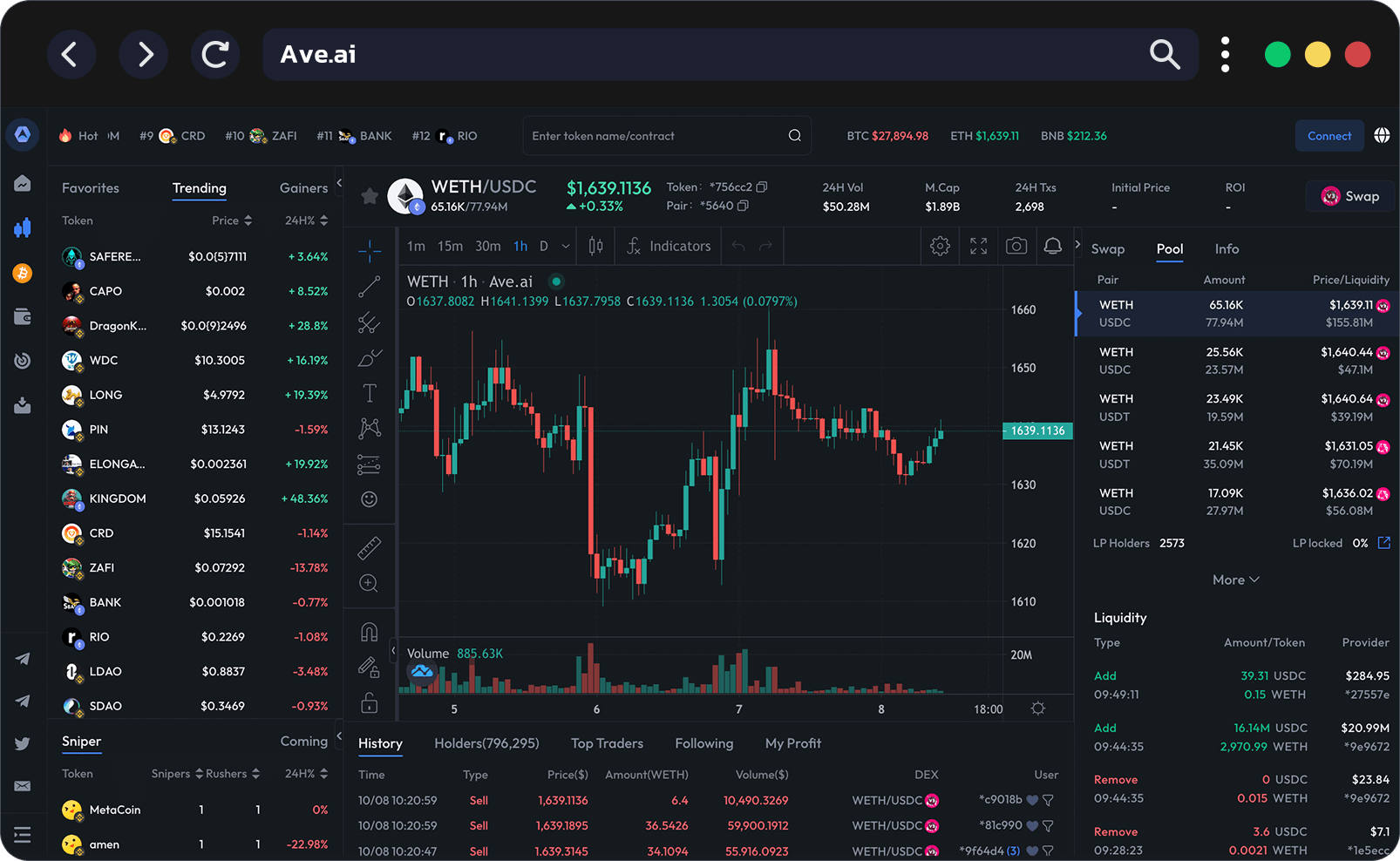 Ave.ai Android App Screenshot